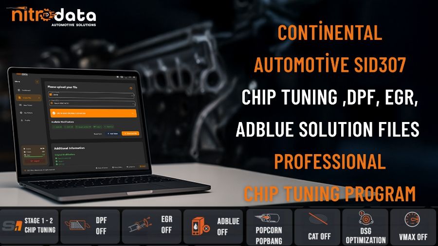 SID307 Chip Tuning, DPF-EGR-AdBlue Çözüm Dosyaları | Nitro Data ile Otomatik ECU Yazılım Çözümleri