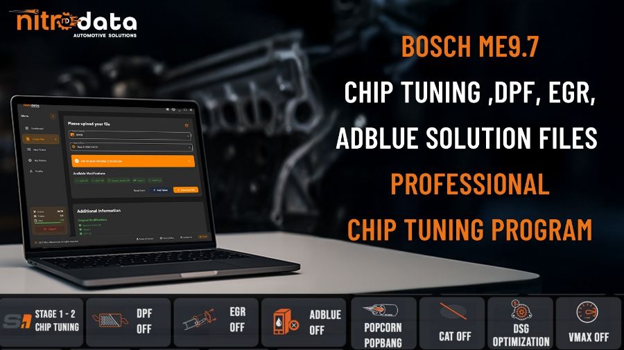 ME9.7 Chip Tuning, DPF-EGR-AdBlue Çözüm Dosyaları | Nitro Data ile Otomatik ECU Yazılım Çözümleri
