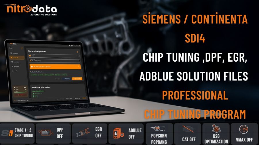 SDI4 Chip Tuning, DPF-EGR-AdBlue Çözüm Dosyaları | Nitro Data ile Otomatik ECU Yazılım Çözümleri