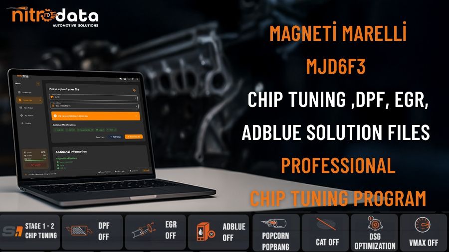 MJD6F3 Chip Tuning, DPF-EGR-AdBlue Çözüm Dosyaları | Nitro Data ile Otomatik ECU Yazılım Çözümleri