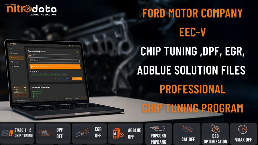 EEC-V Chip Tuning, Fichiers Solutions DPF-EGR-AdBlue | Solutions Logicielles ECU Automatiques avec Nitro Data