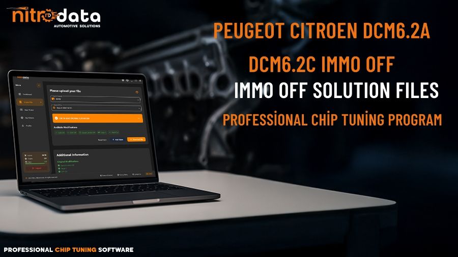 PEUGEOT CITROEN – DCM6.2A / DCM6.2C IMMO OFF Rehberi | Nitro Data ECU Çözümleri
