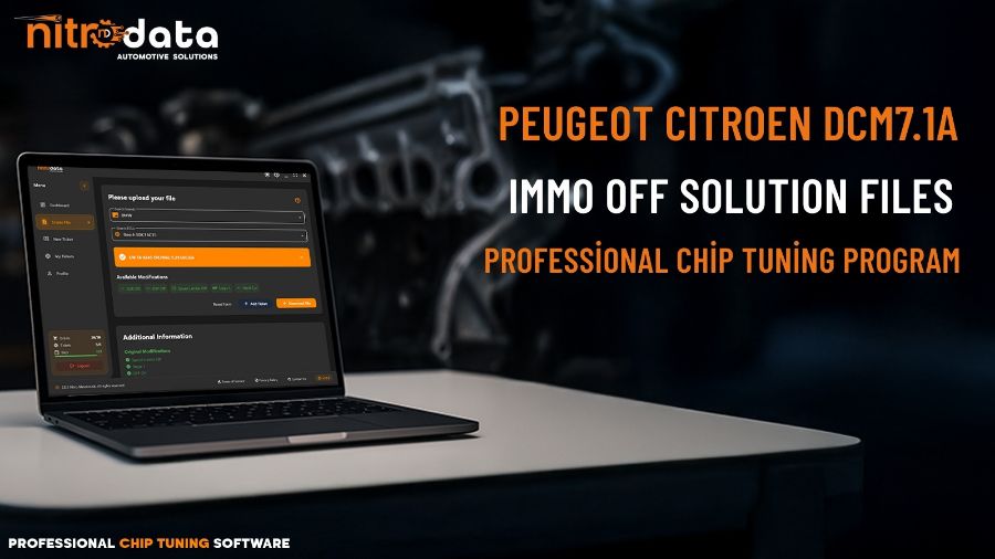 PEUGEOT CITROEN – DCM7.1A IMMO OFF Rehberi | Nitro Data ECU Çözümleri