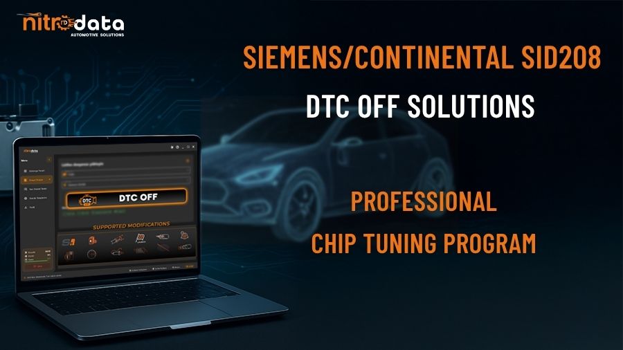 حلول إيقاف DTC لـ SID208 | حذف تلقائي لرموز الأعطال - Nitro Data